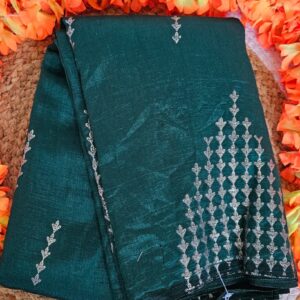 Vichithra Silk Sarees - Bottle Green