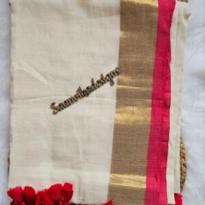 Mulmul Cotton Saree- Mulmul