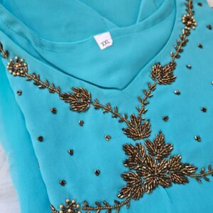Hand worked Georgette Aline Top